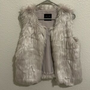Perfect condition faux fur vest. Love Tree Size M